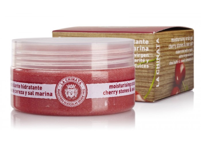 Fuktighetsgivende Scrub Kirsebærstein_Havsalt